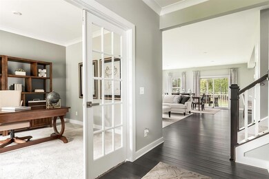 This area can also be enclosed to be a library, private office, tea parlor or whatever you want it to be!