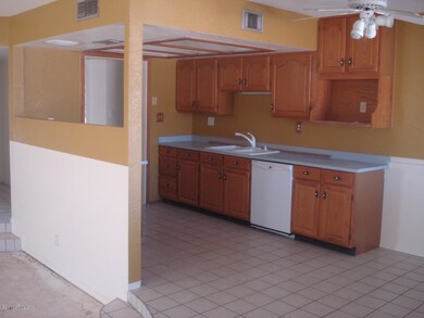 Kitchen open to family room