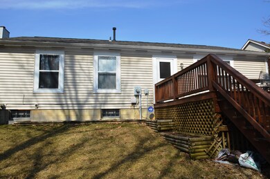Rear of house