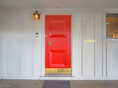 shadow box front door with original 1959 Escrucion