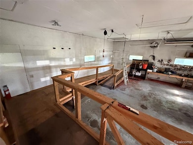 wheelchair ramp inside attached garage