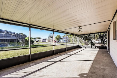 Screened in back porch