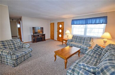 Large living room on main level.