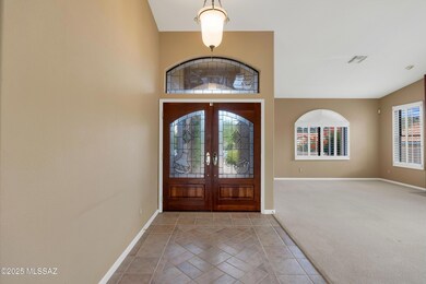 Foyer & leaded glass doors