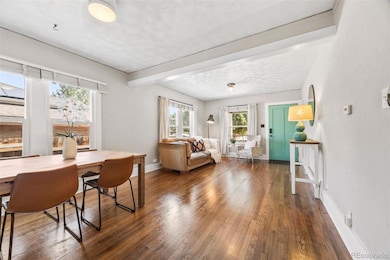 Remodeled interior with open layout