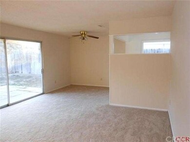 Dining room off end of living room