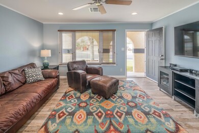 Front entry & living room
