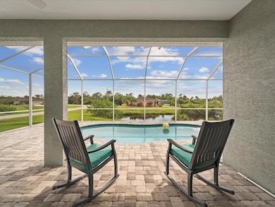 Watch the sun set over your pool & canal