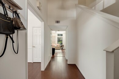 Two story entry hall