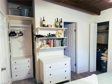 View of 2 closet