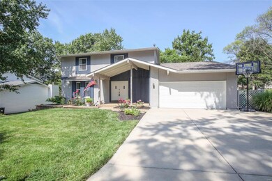 Driveway and two car garage