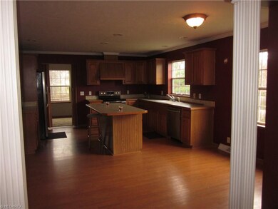 View of the kitchen from the living room