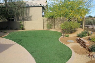 Partial view of backyard