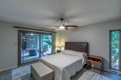 Master opens to patio