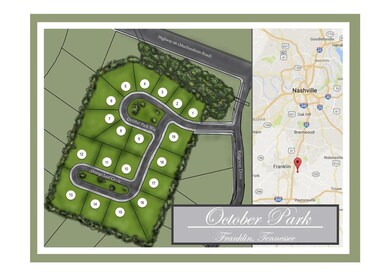 October Park has a total of 19 homesites