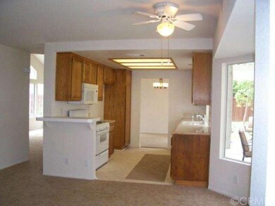 Looking from the Family Room through the kitchen t