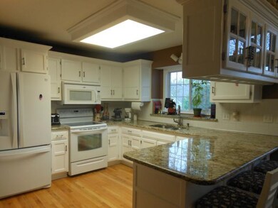 Kitchen with granite countertops