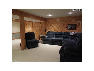 Rec Room with Wood Paneled Accent Wall!