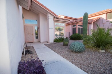 Entryway with Desert Plants