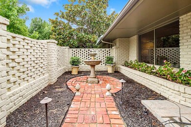Private courtyard leading to front entry.