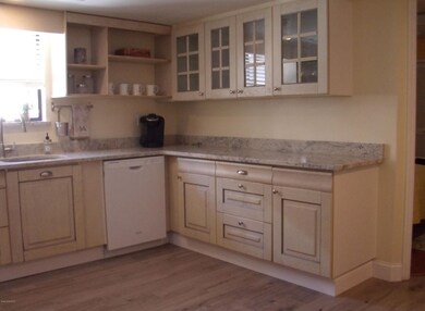 Granite tops & glass display cabinets