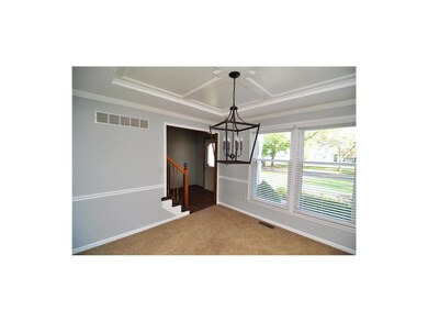 Elegant trim work throughout this home including t