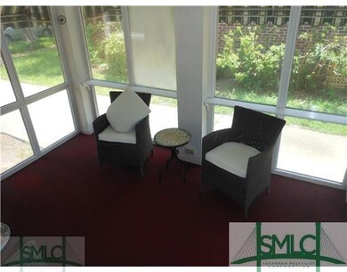 Sunroom. Stepping out from Living Room through Gla