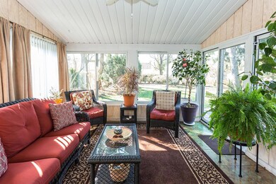 Relaxing screened porch