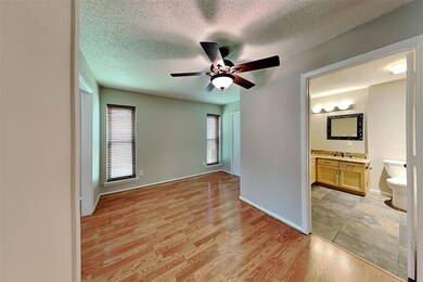 Unfurnished bedroom with light wood-type flooring,