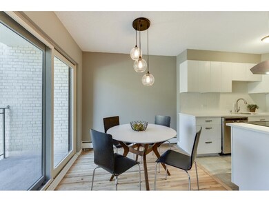 Nice flow from kitchen to dining room to outside d