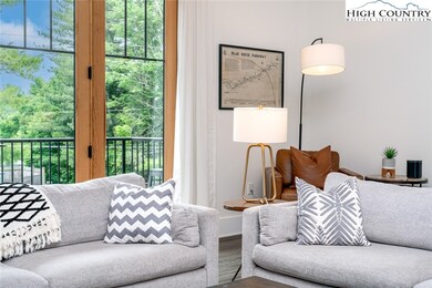 Light-filled room with stylish seating