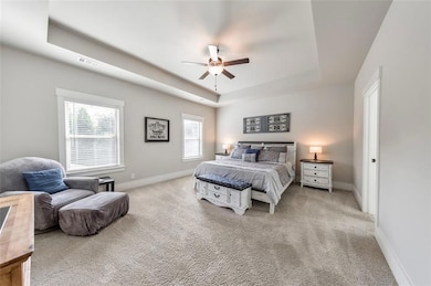 Spacious primary suite