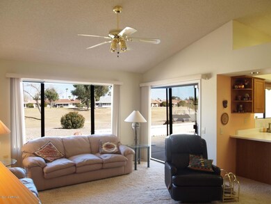 golf course views from the family room