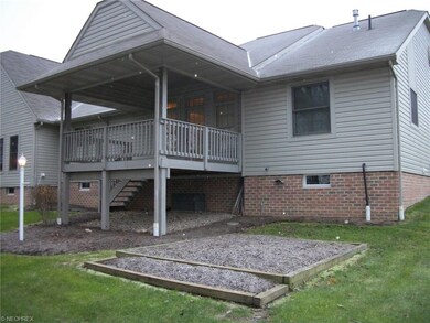Wonderful covered deck and garden space.