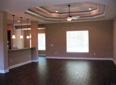 Here's a view from the foyer to the living room.