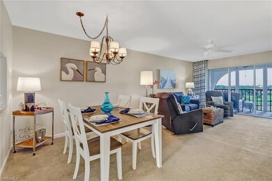 Open concept dining and living area