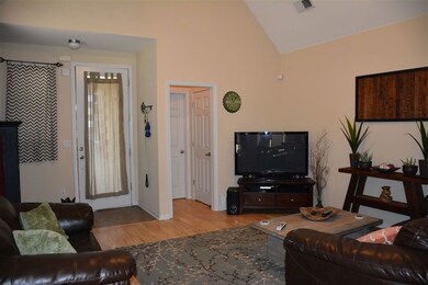Spacious vaulted great room