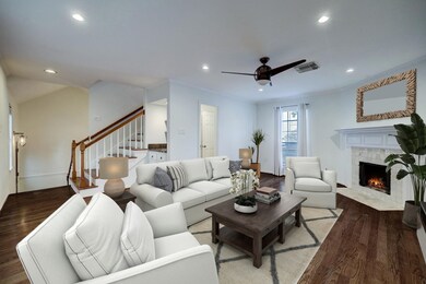 Large and light filled living area with direct acc