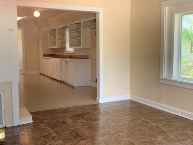Kitchen and living