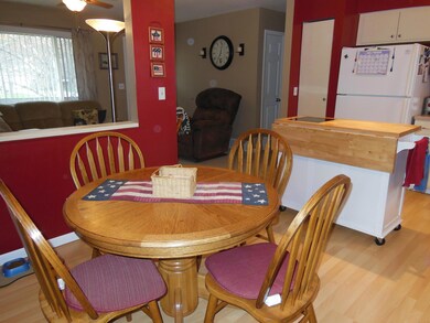 Dining is Open to Kitchen