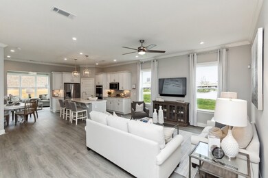 Open concept layout
