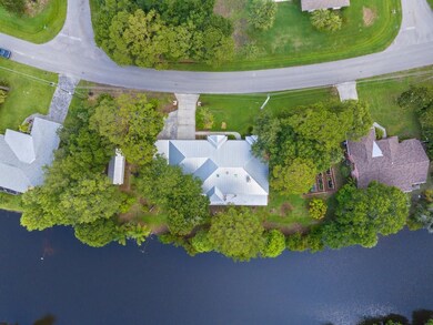 Overhead of three lots on the water
