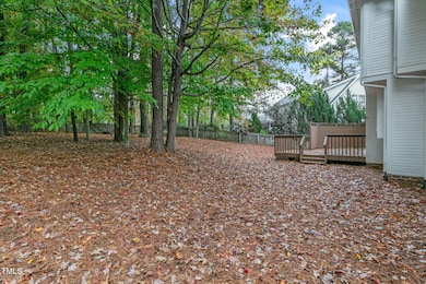Spacious Backyard, slightly wooded