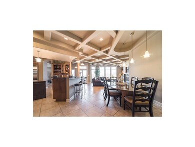 Kitchen table, made with matching granite as the k