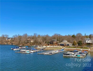 Neighborhood boat slips on Lake Norman