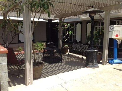 Private front patio
