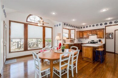 Tall ceilings and more light in this open kitchen 