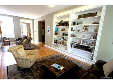 Living Room with Built-ins