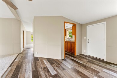 Front entrance into dining room