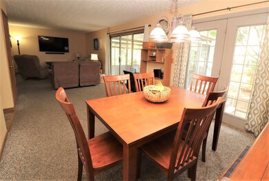 French doors to patio